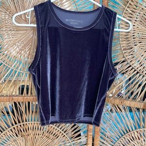 Beyond Yoga Velour Crop Top